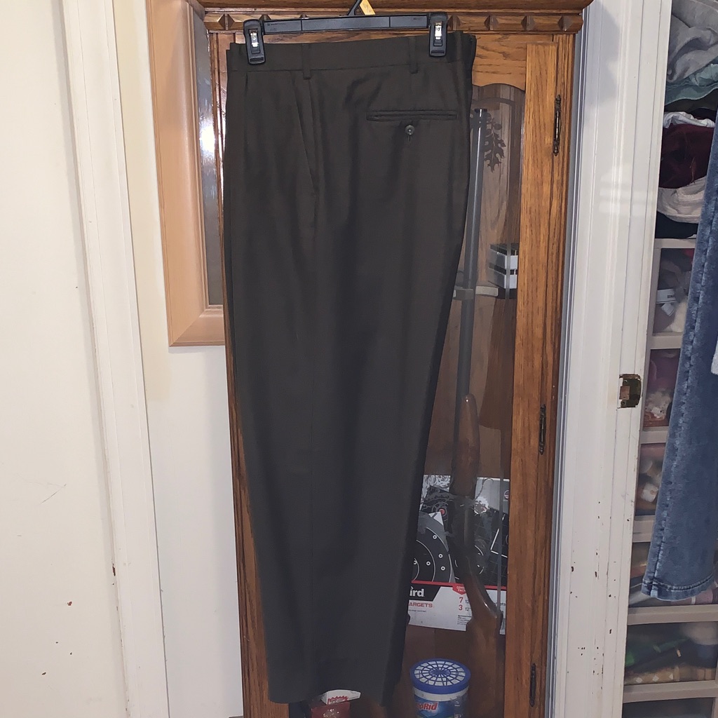 Mens Perry Ellis America Black Pants